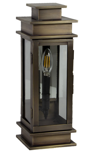 Empire One Light Wall Mount in Dark Antique Brass (196|8911-DAB-LT1-CLR-PM)