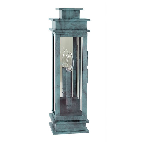Empire One Light Wall Mount in Verdi Gris (196|8931-VG-LT1-CLR-PM)