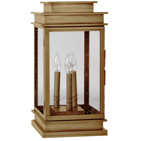 Empire Three Light Pier Mount in Antique Brass (196|8933P-AB-LT3-SMG)