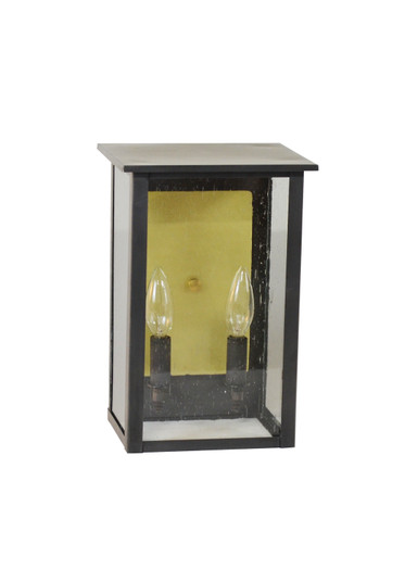 Ashford Two Light Wall Lantern in Dark Brass (196|8991R-DB-LT2-CSG-BR85)