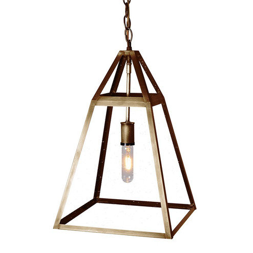 Foyer One Light Hanging Lantern in Antique Brass (196|9722-AB-MED-CSG)