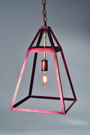 Foyer One Light Hanging Lantern in Antique Copper (196|9722-AC-MED-CLR)