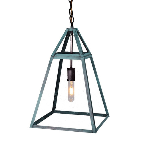 Foyer One Light Hanging Lantern in Verdi Gris (196|9722-VG-MED-CSG)