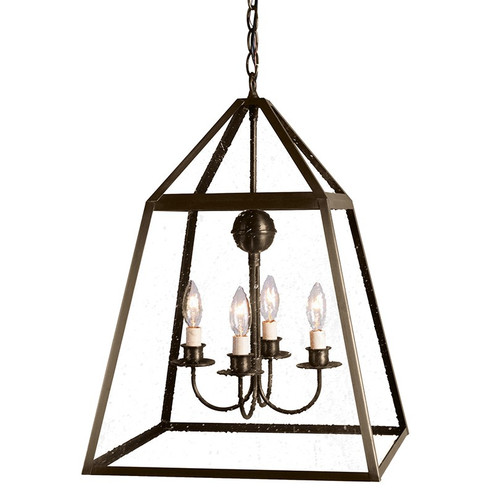 Foyer Four Light Hanging Lantern in Dark Antique Brass (196|9732-DAB-LT904-SMG)