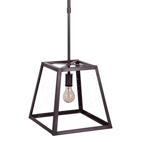 Foyer One Light Hanging Lantern in Dark Brass (196|ST0812-DB-MED-CSG)