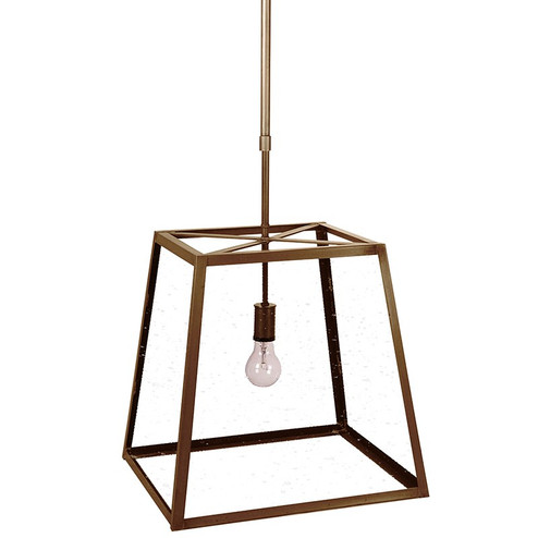 Foyer One Light Hanging Lantern in Antique Brass (196|ST1216-AB-MED-CSG)