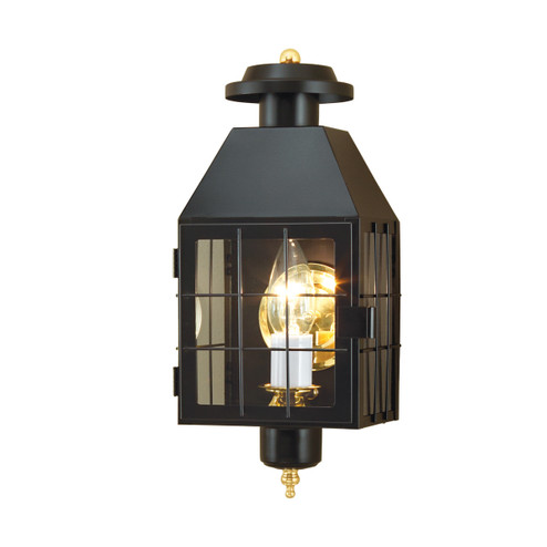 American Heritage One Light Wall Mount in Black (185|1059-BL-CL)