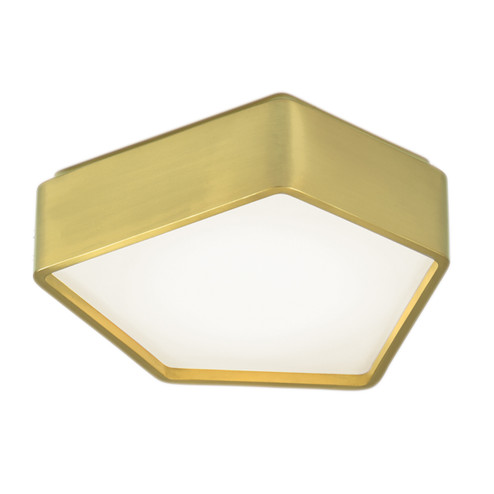 Fenway LED Flush Mount in Satin Brass (185|5395-SB-SO)