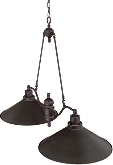Bridgeview Two Light Trestle in Mission Dust Bronze (72|60-1703)