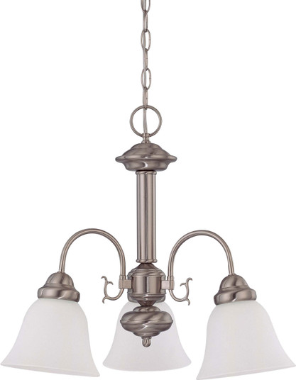 Ballerina Three Light Chandelier in Brushed Nickel (72|60-3241)