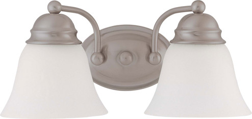 Empire Two Light Vanity in Brushed Nickel (72|60-3265)