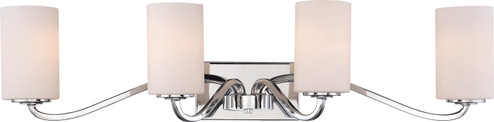 Willow Four Light Vanity in Polished Nickel (72|60-5871)