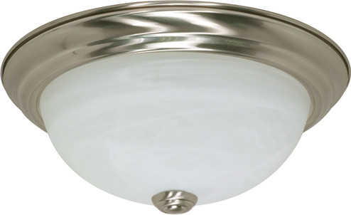 Two Light Flush Mount in Brushed Nickel (72|60-6000)
