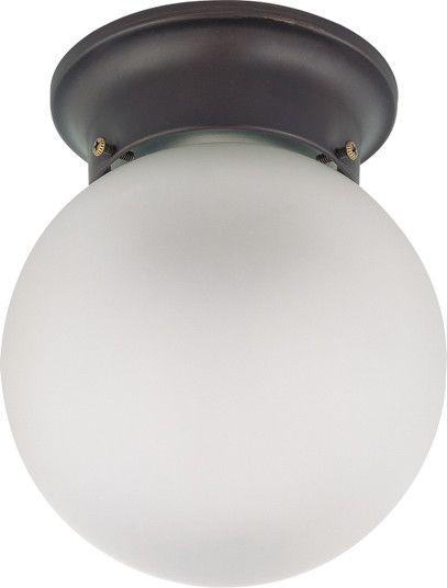 One Light Flush Mount in Mahogany Bronze (72|60-6012)