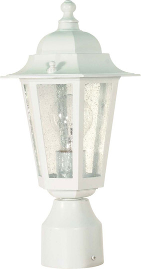 Cornerstone One Light Post Lantern in White (72|60-994)