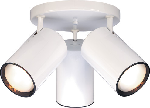 Three Light Flush Mount in White (72|SF76-422)