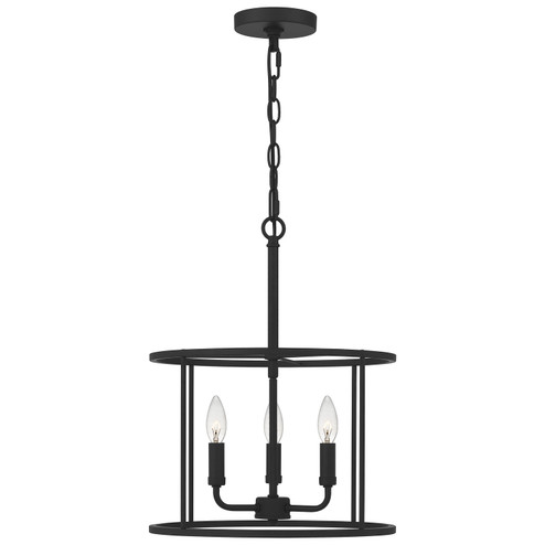 Abner Three Light Pendant in Matte Black (10|ABR2814MBK)