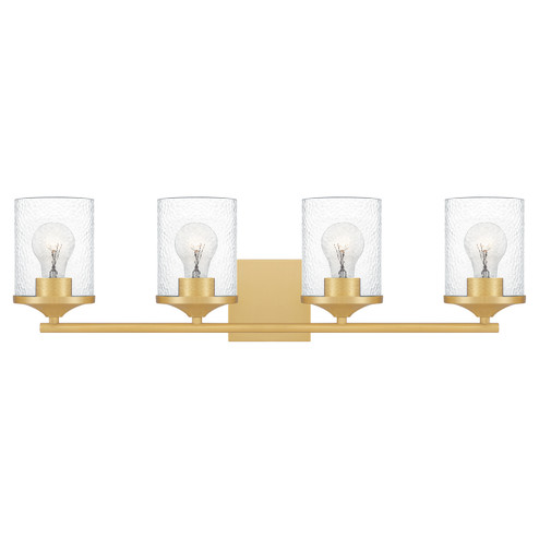 Abner Four Light Bath in Aged Brass (10|ABR8628AB)