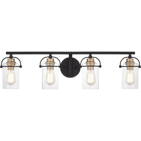 Emerson Four Light Bath in Matte Black (10|EMR8604MBK)