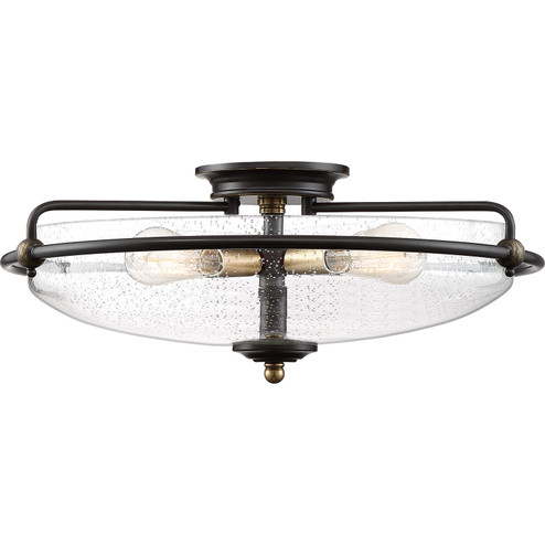 Griffin Four Light Flush Mount in Palladian Bronze (10|GFC1621PN)