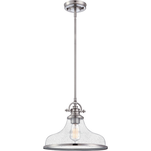 Grant One Light Pendant in Brushed Nickel (10|GRTS2814BN)