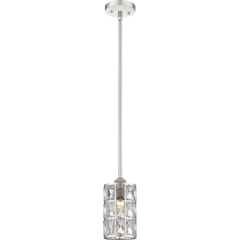 Oliver One Light Mini Pendant in Polished Nickel (10|QPP4046PK)