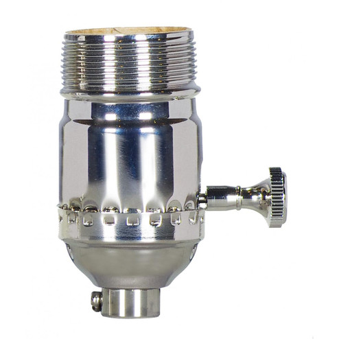 On-Off Turn Knob Socket With Removable Knob in Polished Nickel (230|80-1041)