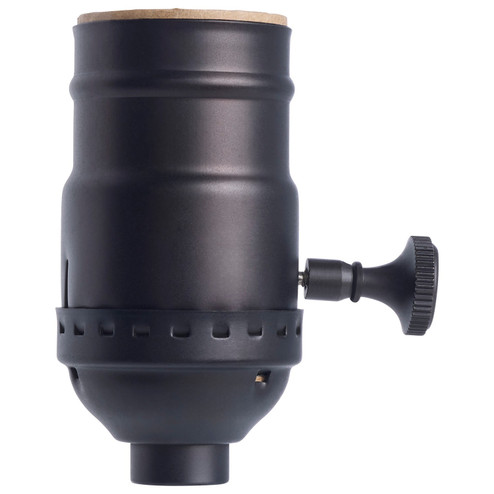 On-Off Turn Knob Socket in Dark Antique Brass (230|80-2252)