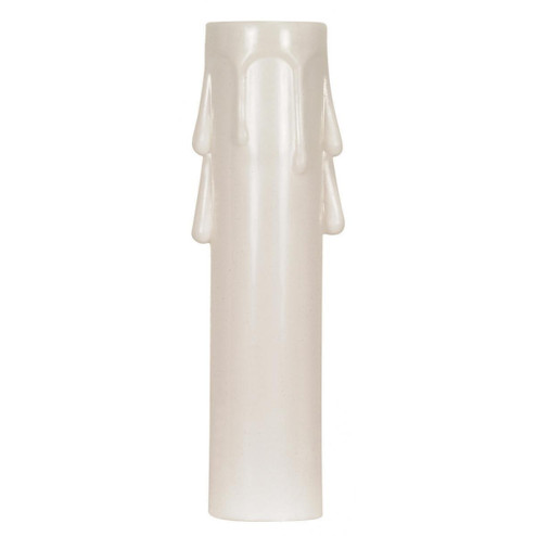 Candle Cover in White (230|90-1260)