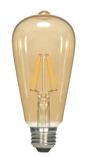 Light Bulb in Transparent Amber (230|S9577)