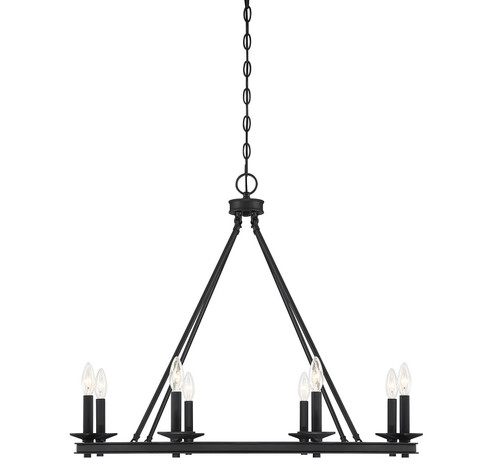 Middleton Eight Light Chandelier in Matte Black (51|1-308-8-89)