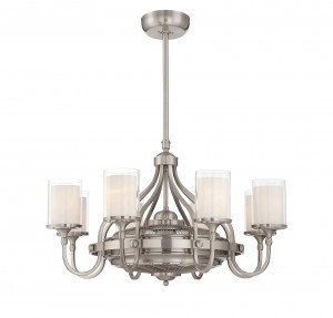 Etesian LED Fan D'Lier in Satin Nickel (51|36-329-FD-SN)