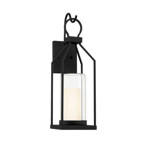 Hamilton One Light Outdoor Wall Lantern in Matte Black (51|5-1985-BK)
