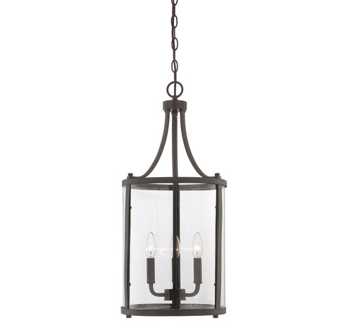 Penrose Three Light Foyer Pendant in English Bronze (51|7-1040-3-13)