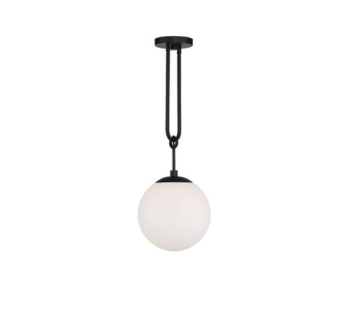 Becker One Light Pendant in Matte Black (51|7-180-1-89)