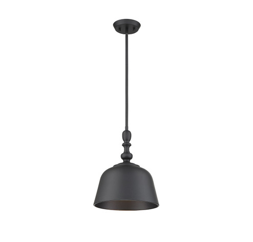 Berg One Light Pendant in Matte Black (51|7-3751-1-89)