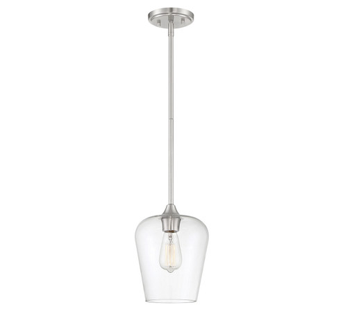 Octave One Light Mini Pendant in Satin Nickel (51|7-4036-1-SN)