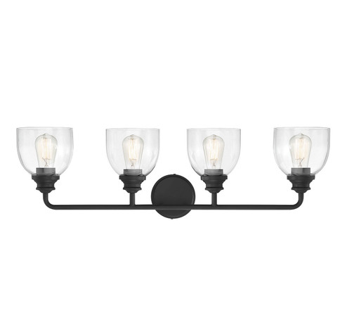 Vale Four Light Bath Bar in Black (51|8-7205-4-BK)