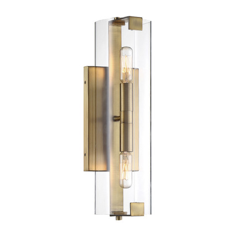 Winfield Two Light Wall Sconce in Warm Brass (51|9-9771-2-322)