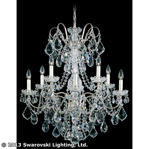 New Orleans Ten Light Chandelier in Antique Silver (53|3657-48H)