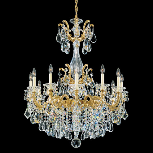 La Scala 12 Light Chandelier in Florentine Bronze (53|5011-83S)