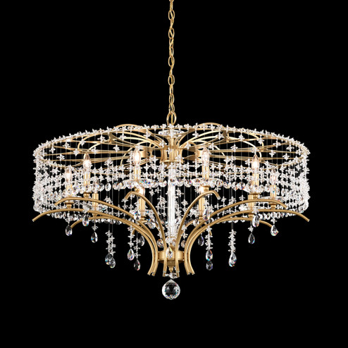 Bella Rose Ten Light Chandelier in Antique Silver (53|TC1036N-48H)