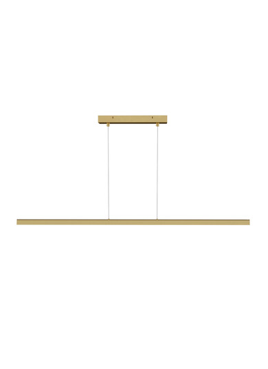 Dessau LED Linear Suspension in Natural Brass (182|700LSDES48NB-LED92730)