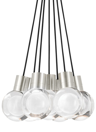 Mina LED Pendant in Satin Nickel (182|700TDMINAP7CBS-LEDWD)