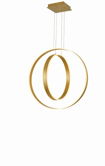 Aria LED Pendant in Brushed Gold (343|T1003-BG)