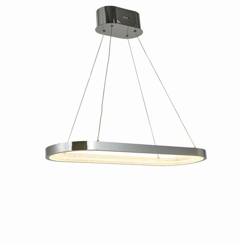 Ellipse LED Chandelier in Chrome (343|T1018-CH)