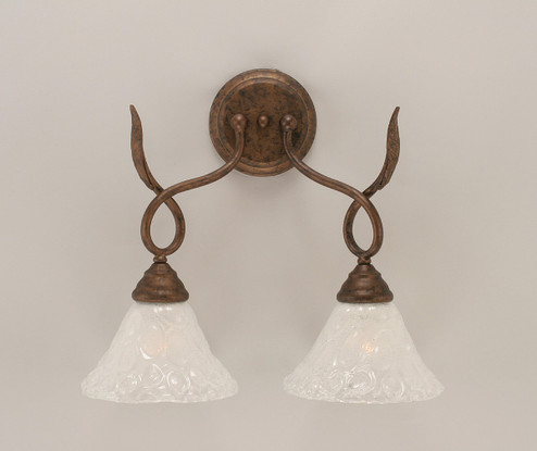 Leaf Two Light Wall Sconce in Bronze (200|110-BRZ-451)