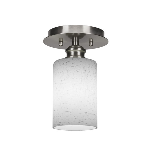 Edge One Light Semi-Flush Mount in Brushed Nickel (200|1160-BN-310)