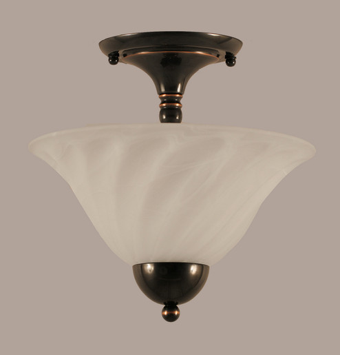 Any Two Light Semi-Flush in Black Copper (200|120-BC-5721)