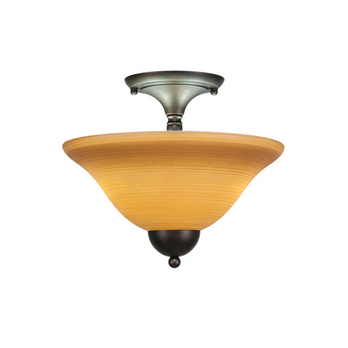 Any Two Light Semi-Flush in Bronze (200|120-BRZ-624)